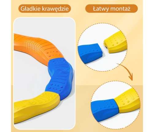WOOPIE Równoważnia Modułowa Tor Ścieżka Sensoryczna Okrąg