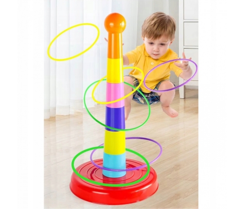 WOOPIE Gra Zręcznościowa Rzut do Celu Obręcze Ringo