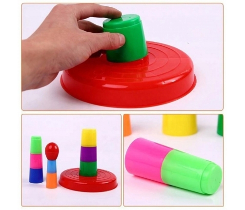 WOOPIE Gra Zręcznościowa Rzut do Celu Obręcze Ringo