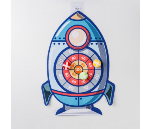 WOOPIE Gra Zręcznościowa w Rzutki na Rzepy Tarcza Rakieta