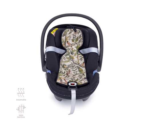 Pretsviedrēšanas ieliktnis autosēdeklim un ratiem 0-18 kg Ornithology