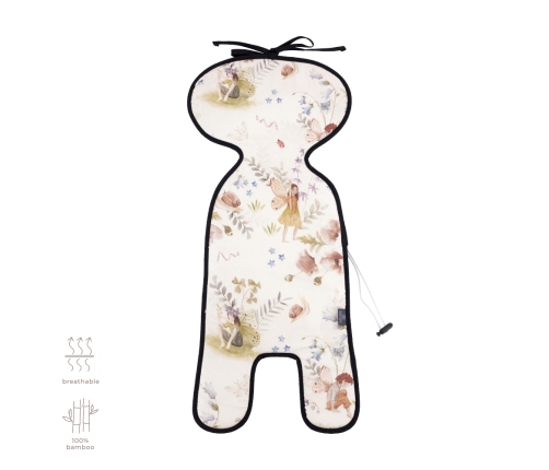 Дышащий вкладыш для автокресел и колясок 0-18 кг Fairies