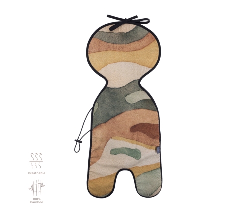 Дышащий вкладыш для автокресел и колясок 0-18 кг Rainbow Mountain