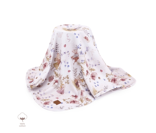 Kokvilnas pleds 120x170 cm Fairies