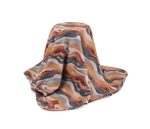 Kokvilnas pleds 120x170 cm Rainbow Mountain