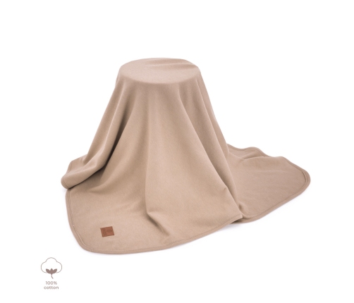 Хлопковый плед 120x170 см Latte