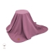 Kokvilnas pleds 120x170 cm Burgund