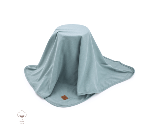 Kokvilnas pleds 120x170 cm Sage