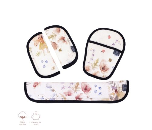 Zestaw osłonek na pasy do wózka - Fairies