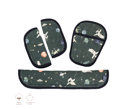 Zestaw osłonek na pasy do wózka - Stardust