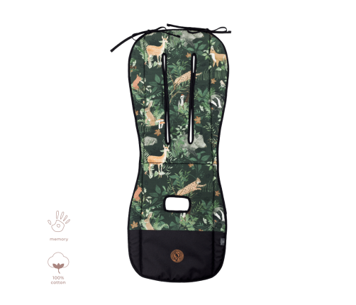 Дышащий вкладыш для автокресел и колясок Memory Woodland