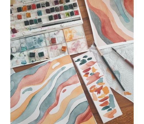 Bambusa spilvens 25x30 cm Rainbow Mountain