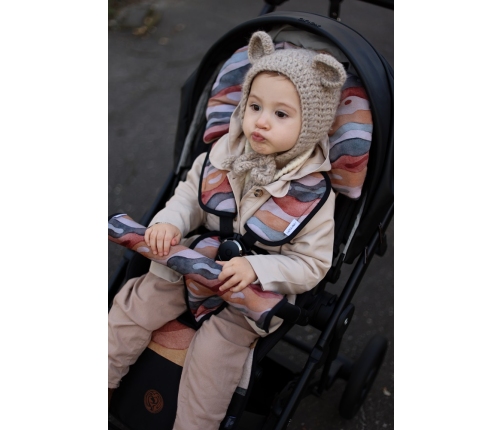 Zestaw osłonek na pasy do wózka - Mystery of Flowers