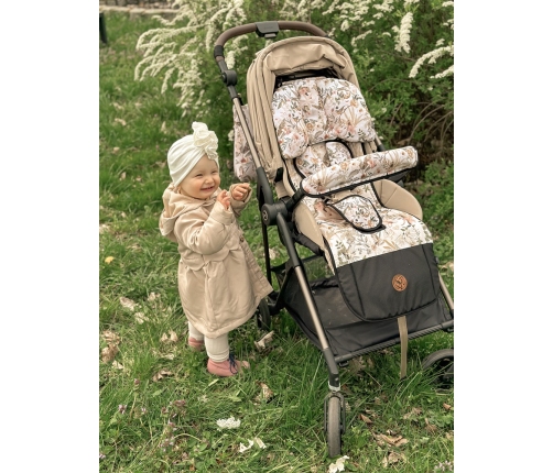 Zestaw osłonek na pasy do wózka - Mystery of Flowers