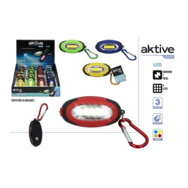 Lukturītis LED breloks 7 cm 3 režīmi dažādas krāsas CB13731