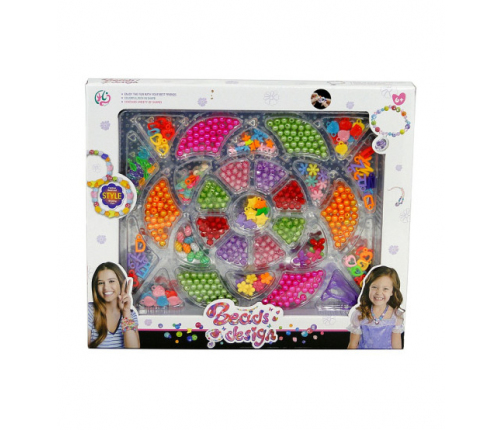 Набор для создания ожерелья с пластм. бусинами 499256