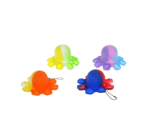 Брелок POP IT Осьминог разные около 5 cm 513440