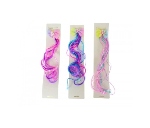 Пряди волос длиной 29 см, с заколкой, разные 559387