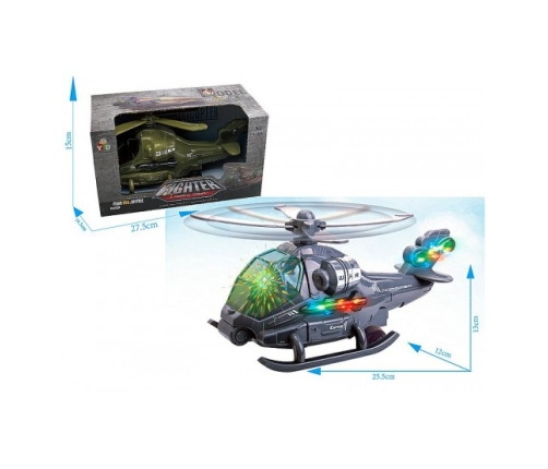 Вертолет  (инерция) (свет, звук) - 2 вида 25 cm 565777