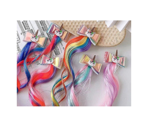 Заколка для волос длиной Единорог 40 см разные 573246