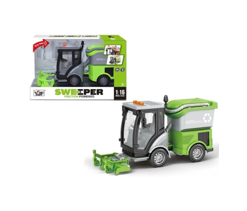 Авто уборочная машина Sweeper со светом и звуком, инерцией  28 cm 577244