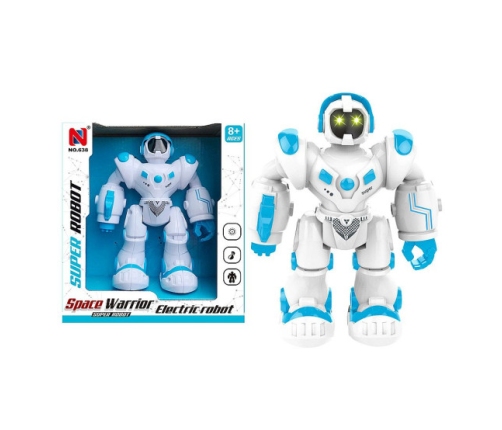 Robots ar kustībām, skaņu un gaismu (baterijas) 20 cm 581432