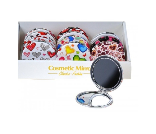 Зеркало Сердечки разные диам. 7 cm 584136
