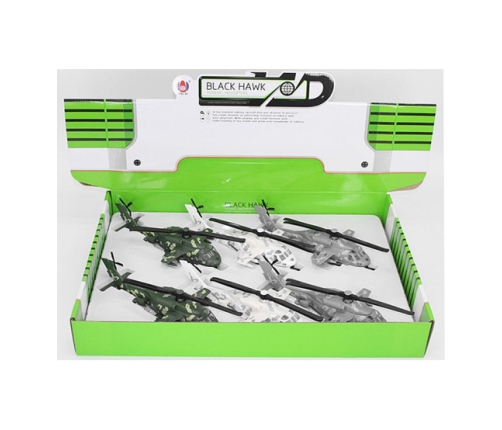 Metāla helikopters Army (skaņa, gaisma, inercija) dažādas 29 cm 587052