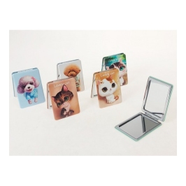 Зеркало Котик или собака разные 8,5x6 cm 591431