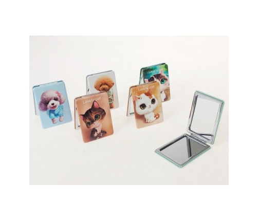 Зеркало Котик или собака разные 8,5x6 cm 591431