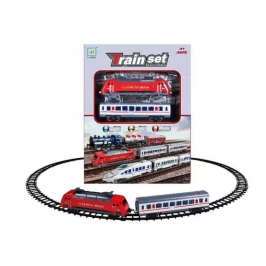 Dzelzceļ&scaron; ar pasažieru vagoniem (gaisma, skaņa) Diam.100 cm 601383