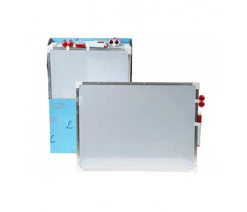 Двусторонняя магнитная доска для письма с маркером 41x30 cm 606531