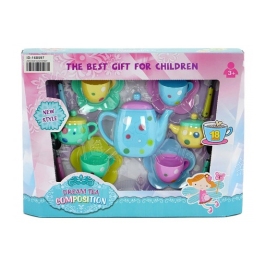 Trauku tējas komplekts 37x28cm plastmasas 608177