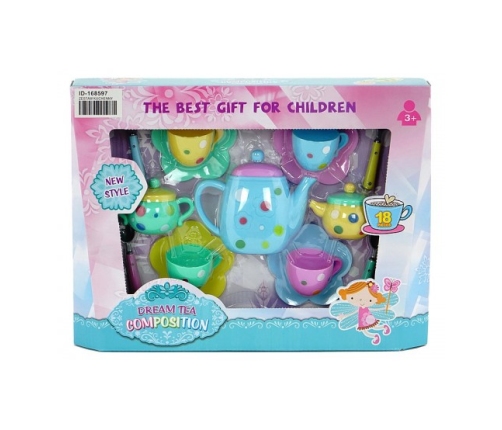 Комплект чайной посуды для детей пластмасса 37x28 cm 608177