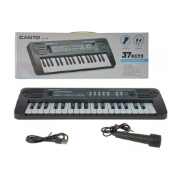 Bērnu sintezators 37 mini taustiņi ar mikrofonu (USB) 608603