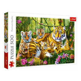 Пазл TREFL Семья тигров 500 шт. 10+ T37350