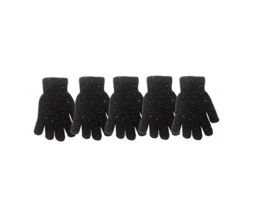 Перчатки меланжевые TOUCHSCREEN 21 см разные R-157-21