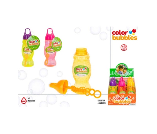 Ziepju burbuļi Color Bublles dažādas 260 ml CB24931