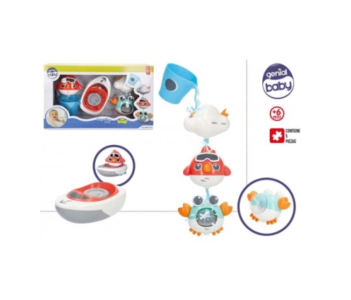 Ванный комплект игрушек с 6 мес. CB34024