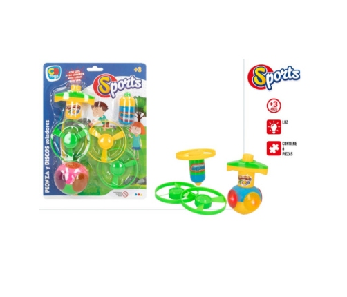 Spēle ar uzvelkamiem vilciņiem ar gaismiņām dažādas 3+ CB45701