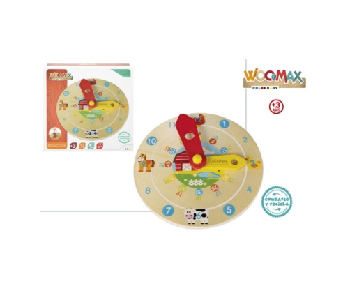 Koka pulksteņi 18 cm CB46459