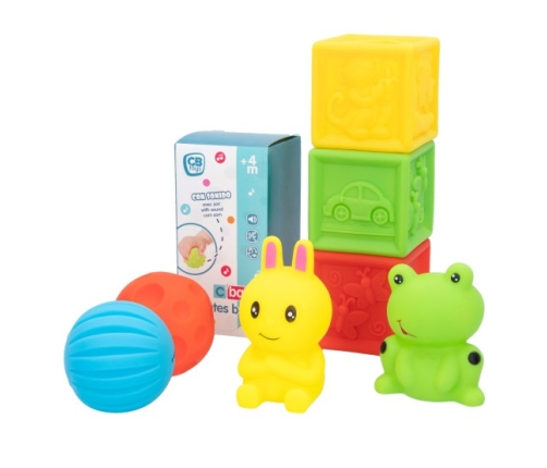 Ванный комплект резиновых игрушек с 4 мес. CB46640