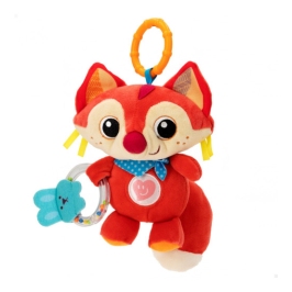 Iekarināmais mīkstais  grabulis rotaļlieta ar skaņu 22 cm  3 m + CB46708