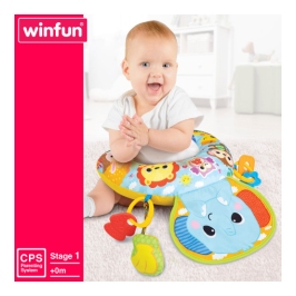 Spilvens Ziloņis mazuļiem ar mūziku un interaktīviem elementiem no 0 men. CB46699