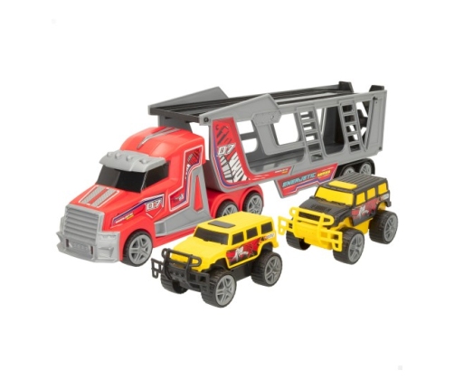 Авто трейлер с машинами, инерция 47 cm CB47277