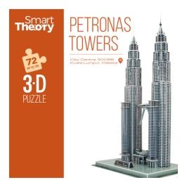 Puzle 3D Petronas torņi Kualalumpur 72 gb. CB49659