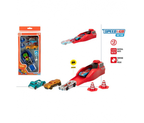 Пусковая установка с 4 металлическими/пластиковыми машинами 3+ CB49899