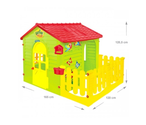 Bērnu dārza mājiņa 1,69x1,2x1,2 cm 10839