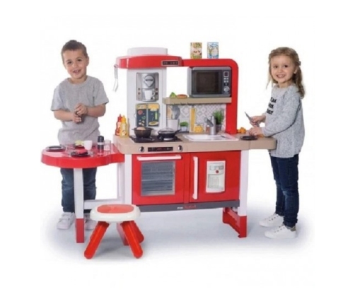 Bērnu virtuves plīts ar piederumiem Smoby Tefal Evolutionary Kitchen Gourmet ar cepeškrāsni augstums 134 cm 312302