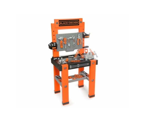 Darba galds Smoby BLACK+DECKER ar 79 aksesuāriem 103 cm 360700